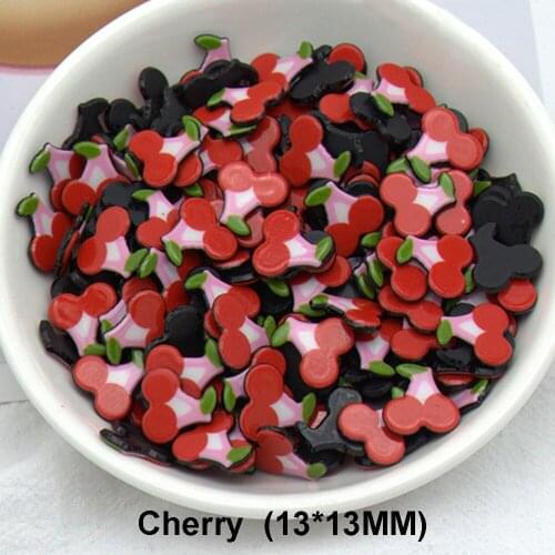 100pcs/lot Fresh Fruits Flatback Resins Red Cherry Apple Vegetables Planar Resin DIY Craft For Home Decoration Accessories
