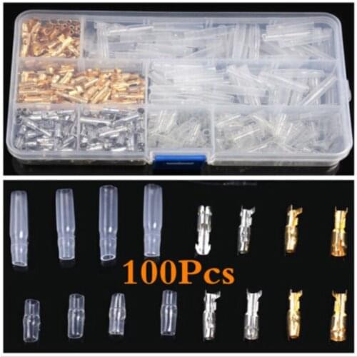 3.9mm Car Motorcycle Insulation Bullet Male&Female Wire Connector Terminals Well