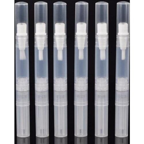 500pcs 3ML 5ML Empty Twist Pen with Brush Travel Portable Tube Nail Polish/ Teeth Whitening Gel/ Eyelash Growth/ Lip Gloss tube