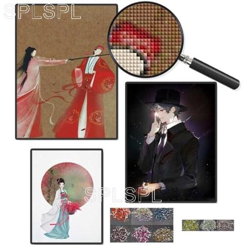 Diamond Painting Westward Journey Anime Figure Square Diamond Round Diamond Decoration Customizable Wall Art Decoration