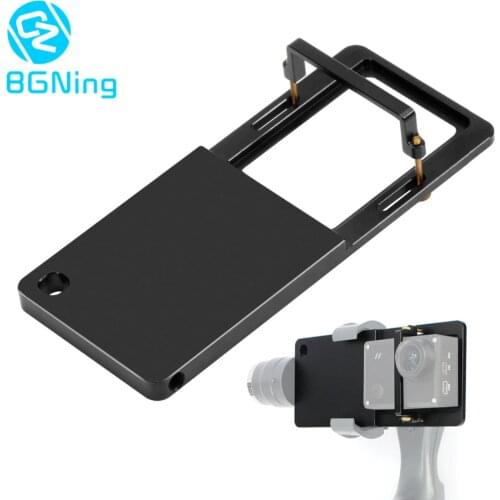 Aluminum Switch Mount Plate Adapter Clip for Gopro Hero 6 5 4 3 Action Camera for DJI / Zhiyun / Feiyu Phone Gimbal Accessory