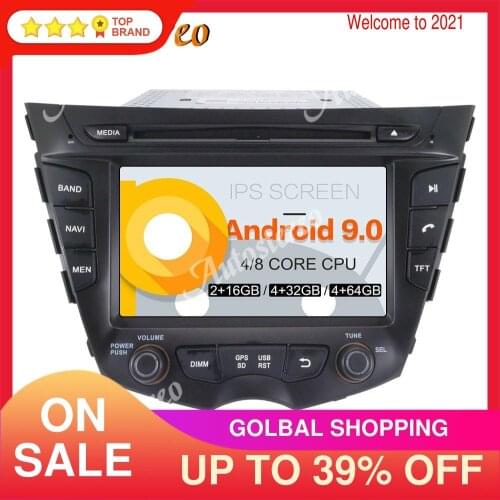 Android 9 64+4GB Car DVD Player GPS Navigation for HYUNDAI Veloster 2011-2016 Car radio Multimedia Player tape recorder Headunit