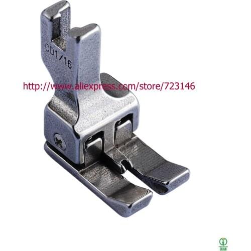 CD 1/16 JUKI INDUSTRIAL SEWING MACHINE PRESSER FOOT for DURKOPP BROTHER CONSEW MITSUBISHI PFAFF SEIKO SINGER SIRUBA TAIKO TOYOTA