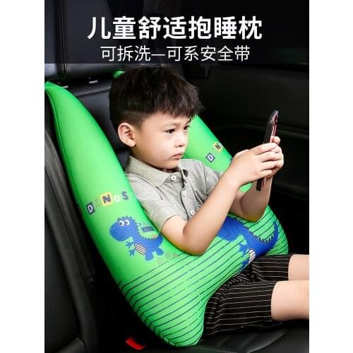 Childrens Pillow Car Pillow Pillow Dual-Use Automotive Headrest Neck Pillow Car Supplies Sleeping Artifact
