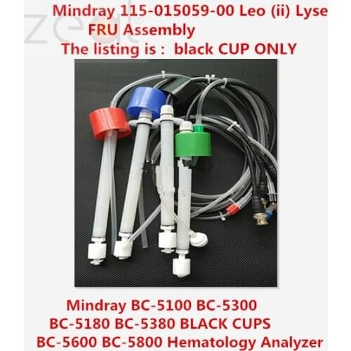 FOR Mindray BC-5100 BC-5300 BC-5180 BC-5380 BC-5600 BC-5800 Hematology Analyzer 115-015059-00 Leo (ii) Lyse FRU Assembly Caps