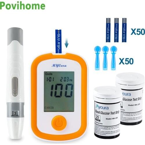 Blood Glucose Detection Blood Sugar Diabetes Meter Glucometer Monitor Tonomete Medical Devices Health Care Rapid Test 5s