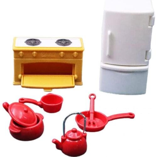 Exquisite Workmanship Fashionable Vibrant Color Kitchen Pretend Toy Corrosion Resistant for Kids