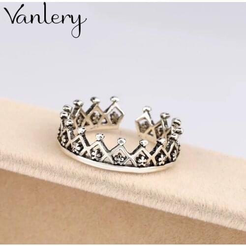Creative Style Boho Crown Rings For Women Men Adjustable Ring Fashion Charm Jewelry Wholesale 2021