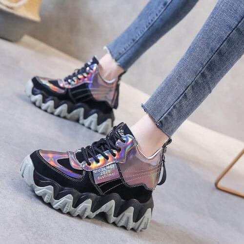 Women Sneakers Platform Shoes Woman Pumps Autumn Tennis Shoes Summer Heels Shoes Height Increasing Casual Shoes Zapatos Mujer