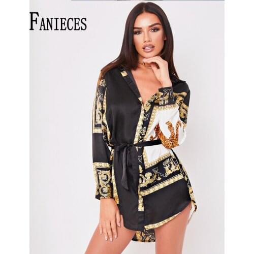 INS Fashion Women Leopard shirt Dresses Elegant long sleeve office lady Club Dress robe femme vestidos Streetwear Plus size 6XL