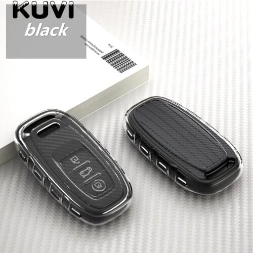 New Soft TPU Key Protection Cover for Audi A4 A4L A5 A6 A6L Q5 S5 S7 Protect Shell Car Styling Cover Case Smart Key styling