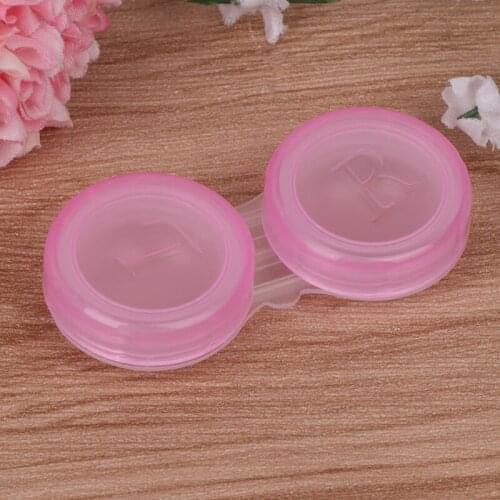 Lens Box Mini Random Plastic Soaking Portable Travel Contact Storage Case Holder