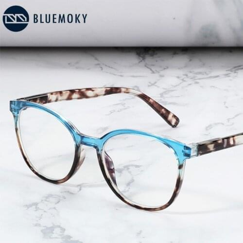 BLUEMOKY Retro Design Cat Eye Anti Blue Light Glasses Women Antiblue Gaming Computer Spectacles Frames Myopia Optical Eyewear
