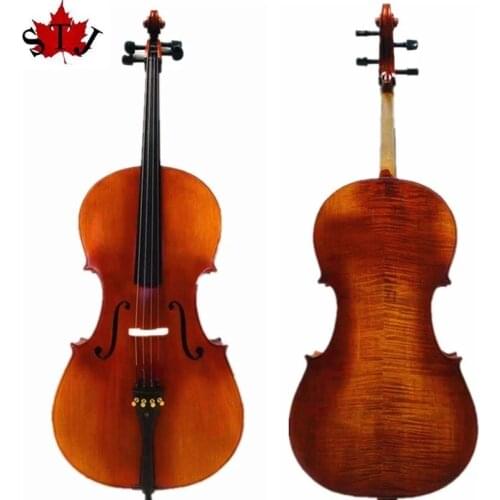 Rare Professional song "Master"made by hand Cello 4/4 ,quality assurance,a penetrating resonant sound#15106