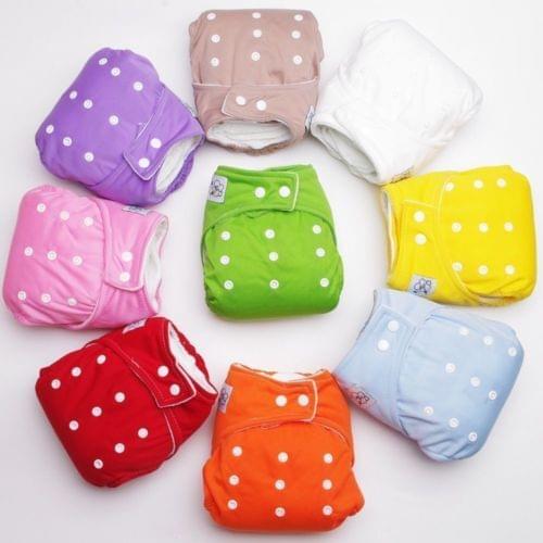 1 PCS Adjustable Reusable Lot Baby Kids Boy Girls Washable Cloth Diaper Nappies