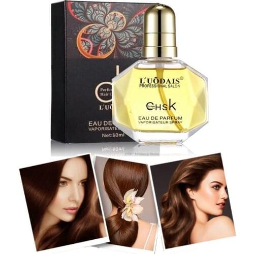 60ml Hair Perfume Care Set Makeup Straightening Oil Hair Cosmetics Argan Oil Hair Spray Parfum Scent