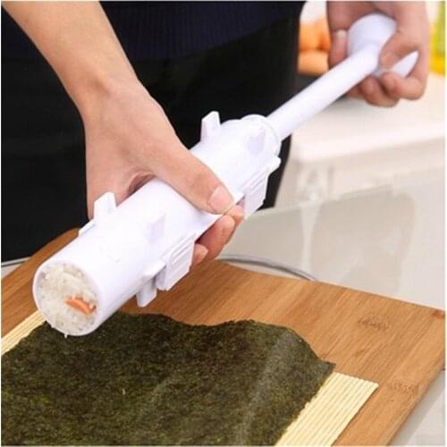 Sushi Maker Roller Rice Mold Sushi Bazooka Vegetable Meat Rolling Tool DIY Sushi Making Machine Kitchen Sushi Tool