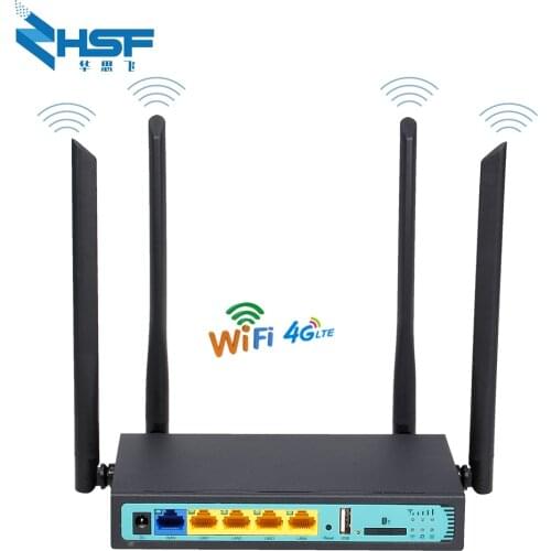 High Power Qualcomm Chip 3g4g Wireless Router Openvpn PPTP L2TP For Car/Bus Let Wifi Router Cpe 4g Router With Sim Card Slot