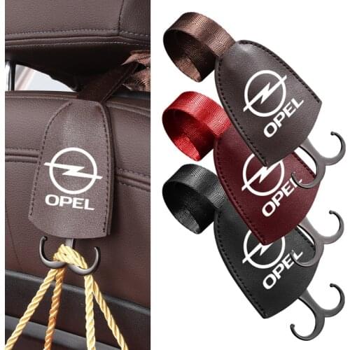 1Pcs PU Car Backrest Seat Hook Multifunction Durable Auto Accessories For Opel Astra Corsa Insignia Mokka OPC Vectra Zafira