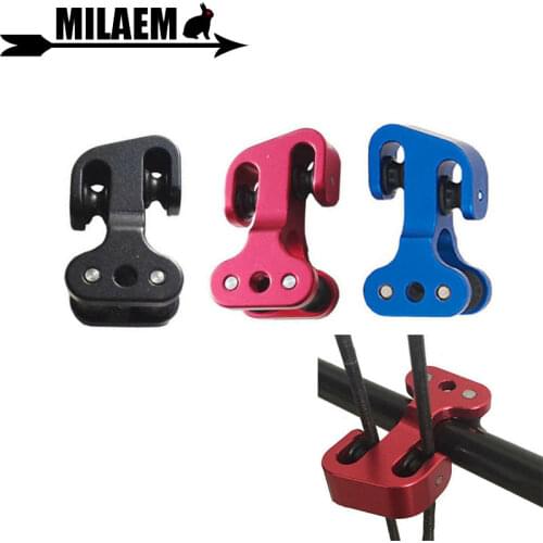 1pc Archery 3/8inch Cable Slide String Splitter Roller Glide Bowstring Separator Arrow Pulley Compound Bow Shooting Accessories