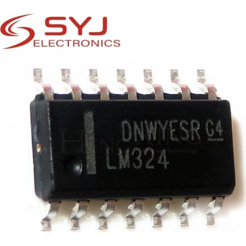 10pcs/lot LM324DR LM324DT LM324 SOP-14 In Stock