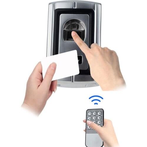 125KHz RFID Fingerprint Scanner Without Keypad Door Locks with Metal Case Fingerprint Access Control Controller Can Reader Cards