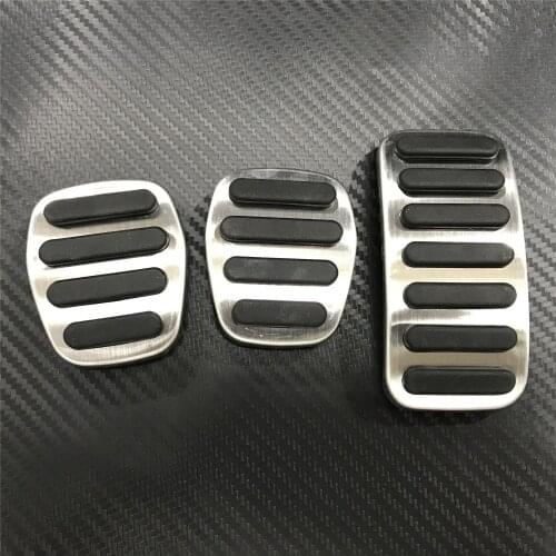 TTCR-II Car Accessories For Volvo S40 V40 C30 MT Manual Gas Brake Accelerator Modified Pedal Stainless Steel Pads Refit Covers