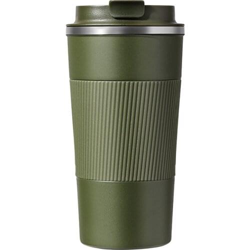 Tumblerful In-vehicle Thermos Cup Coffee Suitable For Home Car Black Hot And Cold 70 X170mm Food-grade Silicone Steel Mug