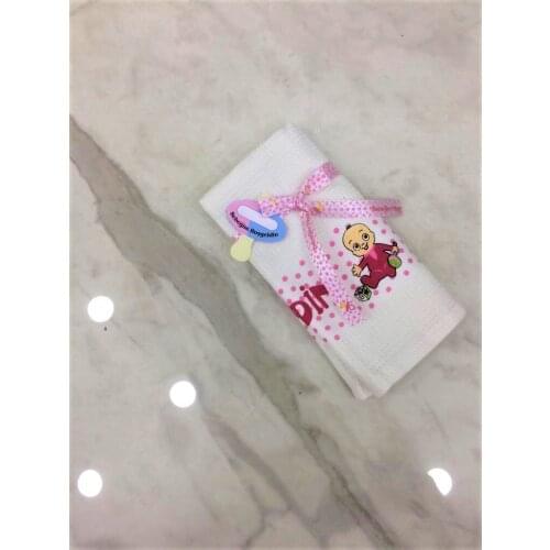 12 li Welcome Baby Pike Napkin 45x65 Baby Mevlüt Towel Girl