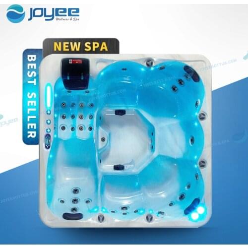 JOYEE Factory Cheap US Acrylic Balboa 6 Person Hydro Spa Hot Tub Whirlpool Jet Massage Outdoor Garden Jacuzzi
