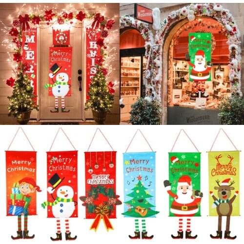 Merry Christmas Decorations for Home Porch Sign Xmas Ornaments Navidad Noel Xmas Natal Deco New Year 2022 Gift Kerst Decoratie