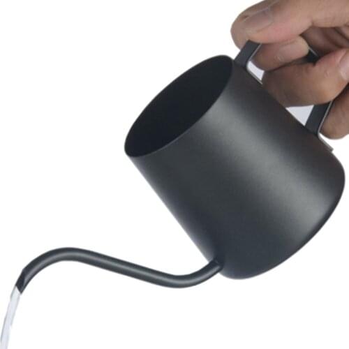 Stainless Steel Long Spout Drip Kettle Narrow Gooseneck Hand Pour Over Coffee Pot STTA889