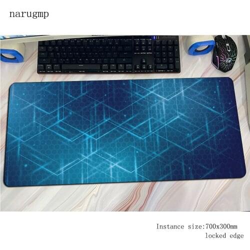 Hexagon Abstract mouse pad Customized Computer mat 700x300x3mm gaming mousepad Personality padmouse keyboard games pc gamer desk