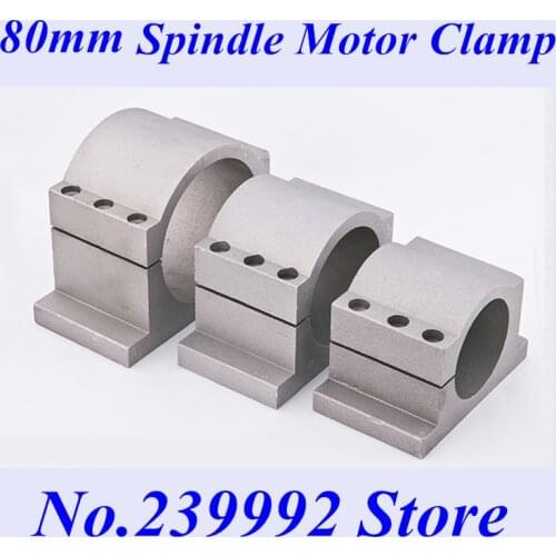 NEW 80mm 62mm spindle motor bracket seat cnc carving machine clamp motor holder cast aluminum 80mm spindle motor