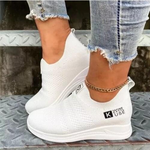 Women Sneakers 2021 Ladies Sports Shoes Ladies Trainers Platform Woman Baskets Femme Black Mujer Tenis Feminino Casual Shoes