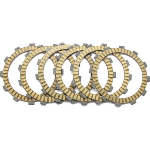 Motorcycle Clutch Friction Disc Plate Kit For Yamaha TX650 XS650 XS650SE XS1/ XS2 OEM : 256-16331-00/341-16321-09/341-16321-03 6