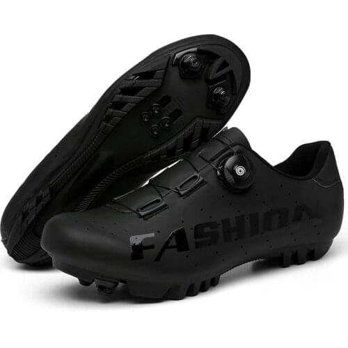 Ventosear Mtb Shoe Men Automatic Mountain Professional Cycling Sports Shoes Women SPD Route Road Race Carbon Fiber Bike Footwear