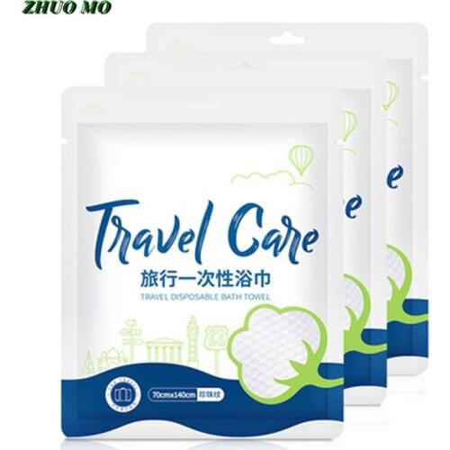 ZHUO MO 70*140cm large Thickened non-woven bath Beach towels Quick Dry Sport for Travel Hiking Camp Gym Disposable bath towels