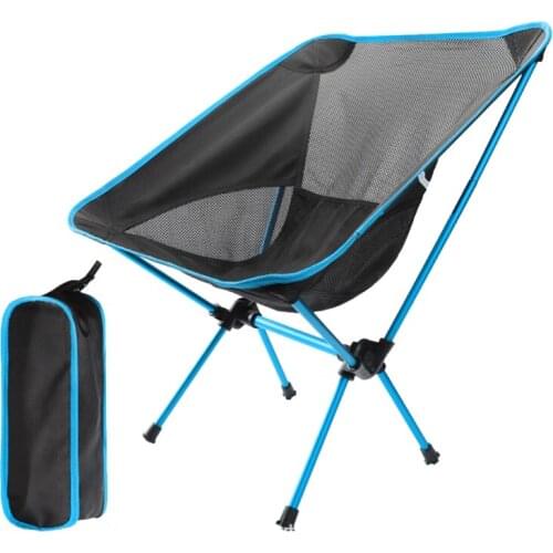 Portable Moon Chair Lightweight Chair Folding Extended Seat Ultralight Detachable Office Home Fishing Camping