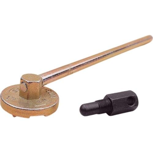 Clutch Flywheel Removal Piston Stop Tool Compatible with Husqvarna Stihl Poulan Craftsman Jonsered Chain Saw Power Tool