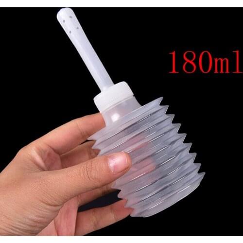 2Pcs 180ml Disposable Female Vaginal Hygiene Cleaning Cleaner Enema Rectal Syringe