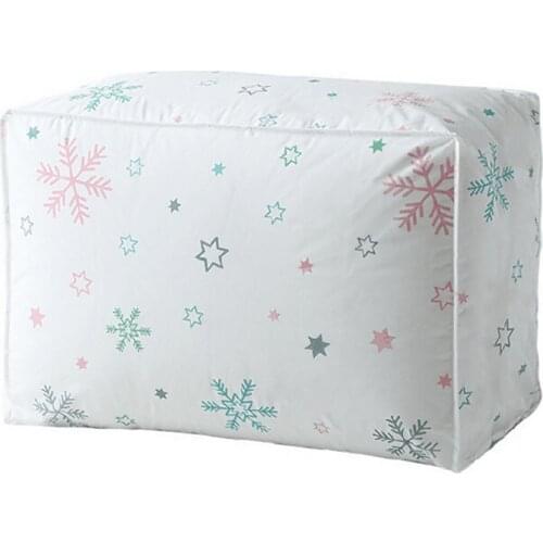 Foldable Storage Bag Clothes Blanket Quilt Closet Sweater Organizer Box Pouches Printed quilt bag quilt 30