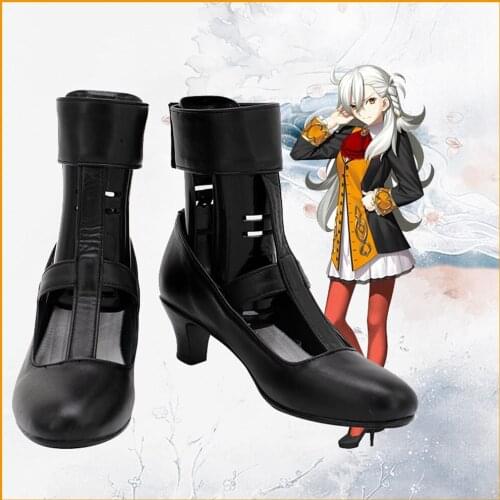 Fate Grand Order Olgamally Asmireid Animsphere Cosplay Boots PU Shoes Halloween Prop