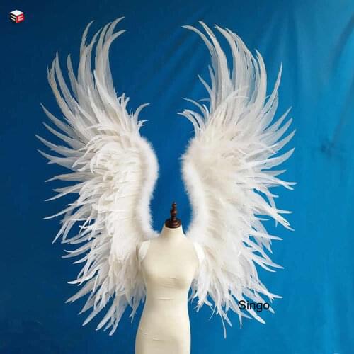 Wedding Curtain Ceremony White ANGEL wings Wall Photography Backdrops Customized Photographic Backgrounds For Photo Studio