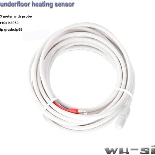 Indoor 3 meter cable floor heating sensor