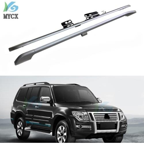 High quality Aluminium alloy screw install side rail bar roof rack for Mitsubishi PAJERO V73 V97 1997-2017