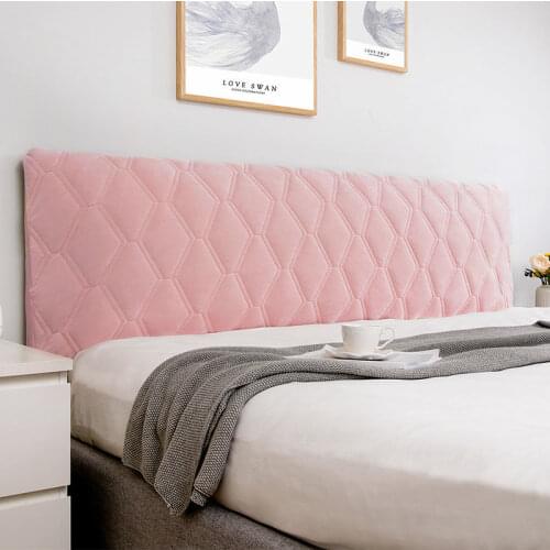 Modern simple style headboard cover fabric all-inclusive bedside back cover anti-collision head protective cover dust cover