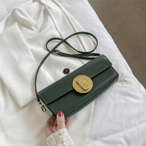 Women High Quality Underarm Bag Soild Color PU Leather Elegant Shoulder Armpit Bag Casual Fashion Exquisite Handbag And Purse