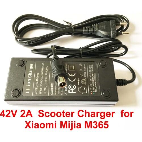 1PCS 42V 2A Adapter EU US UK AU for Xiaomi Mijia M365 Ninebot Es1 Es2 Electric Scooter Accessories Battery Charger