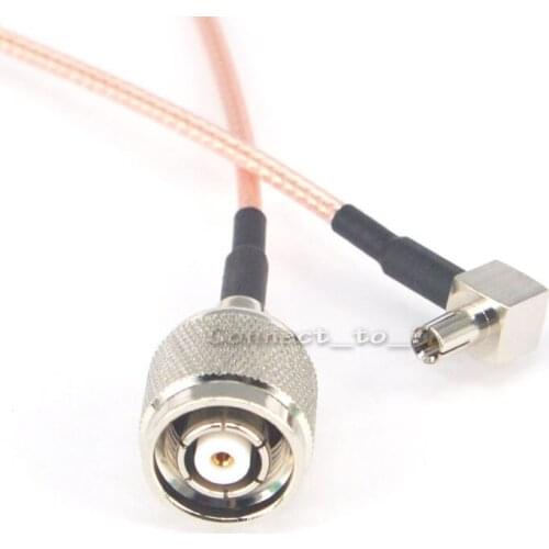 10 Pieces RP TNC Male to TS9 Male Rightangle Connector RF Coax Adapter Extension Cable 15CM RG316 Cable